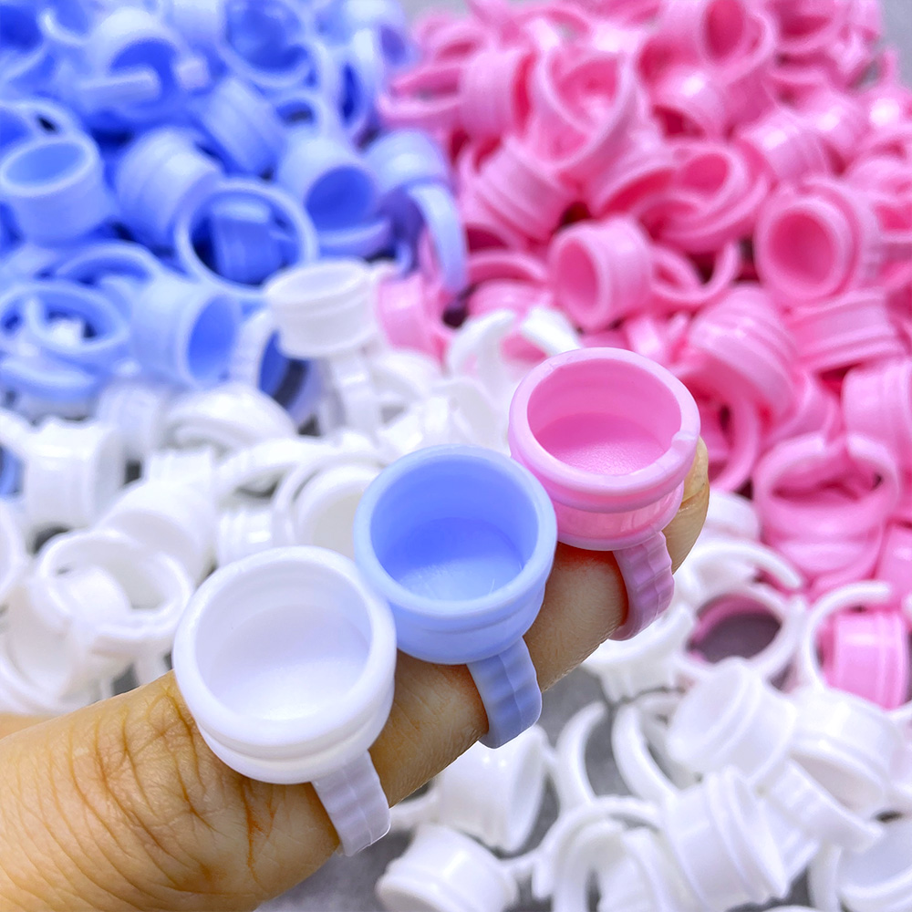 100Pcs Disposable Glue Ring Cu - đánh giá và giá Eyelash Extension With Glue