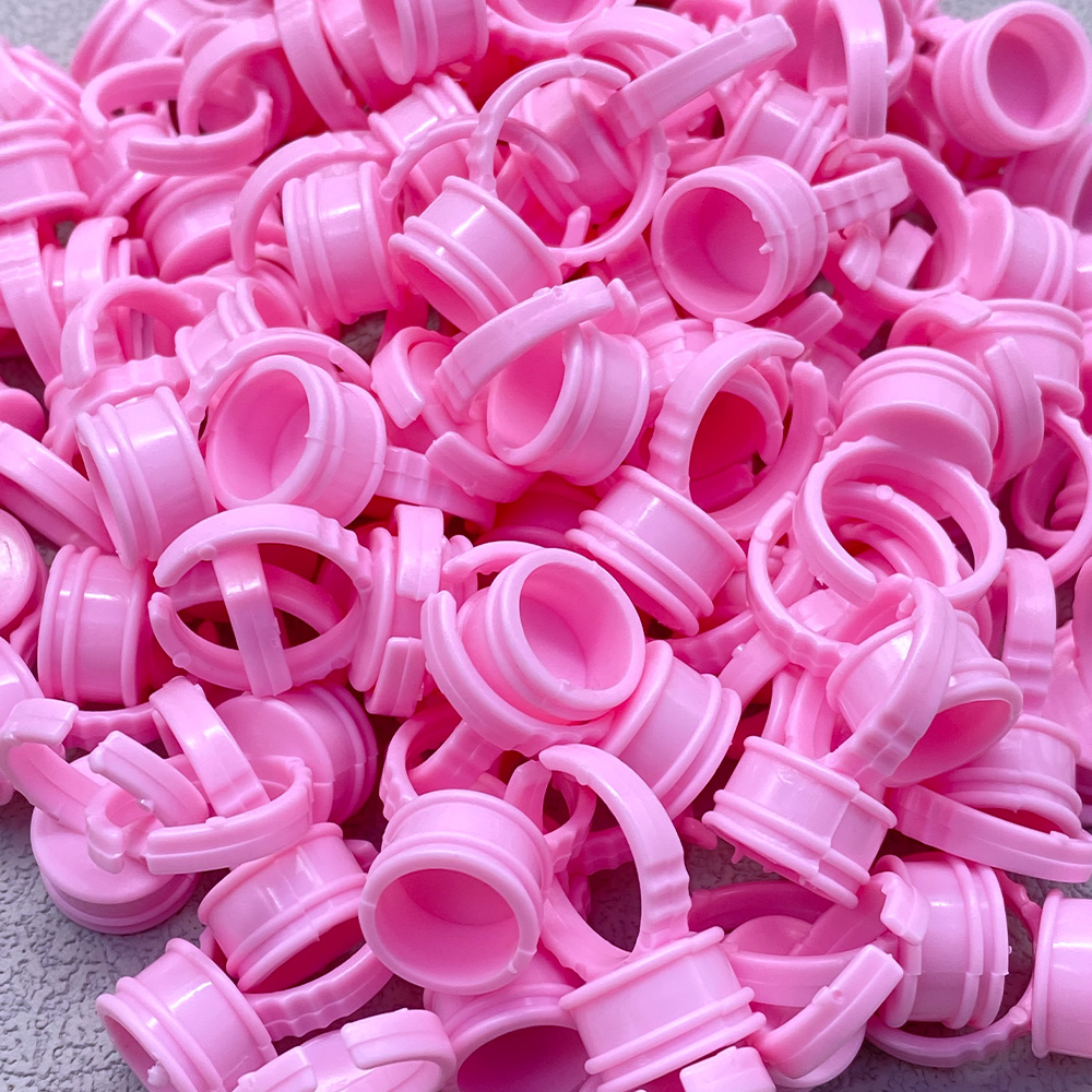 100Pcs Disposable Glue Ring Cu - đánh giá và giá Eyelash Extension With Glue