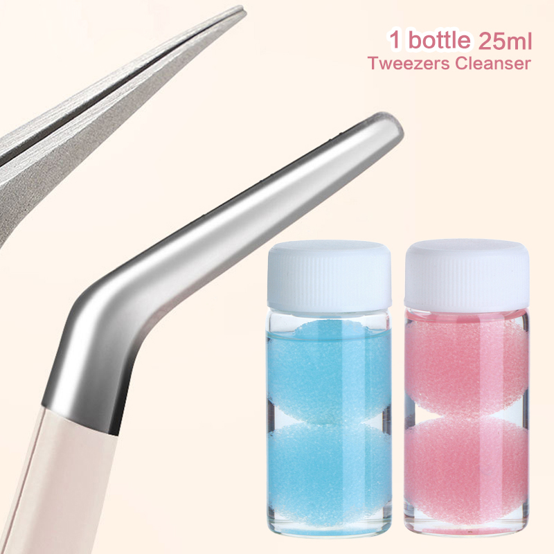 Eyelashes Tweezers Cleaner Las - đánh giá và giá Eyelash Extension With Glue
