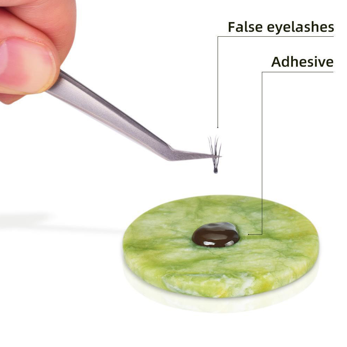 1/2PCS Eyelash Glue Pallet Las - đánh giá và giá Eyelash Extension London