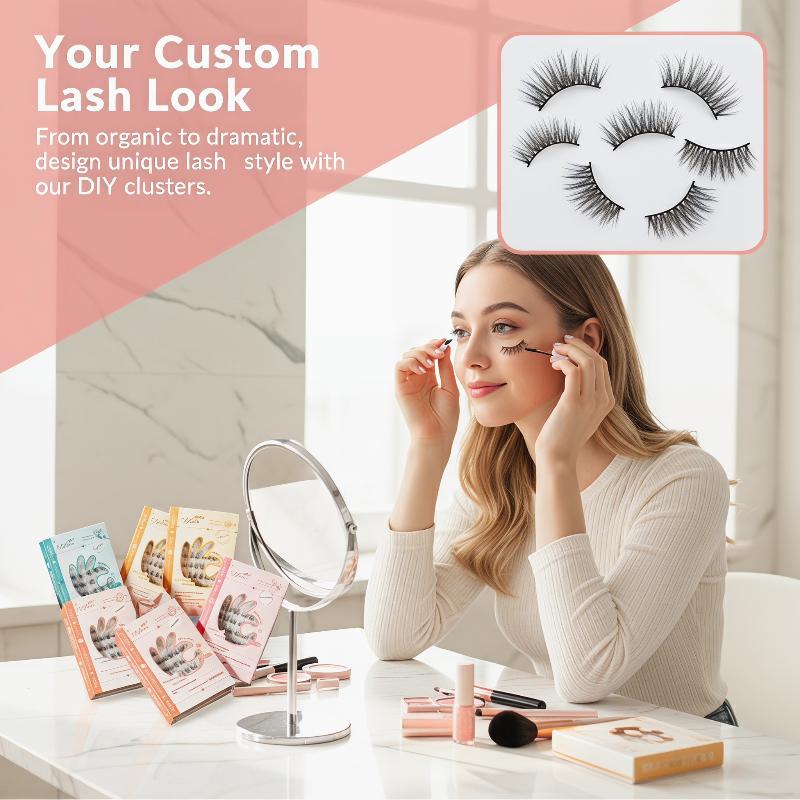 7 Rows Self-Adhesive Eyelashes - đánh giá và giá Eyelash Extension With Glue