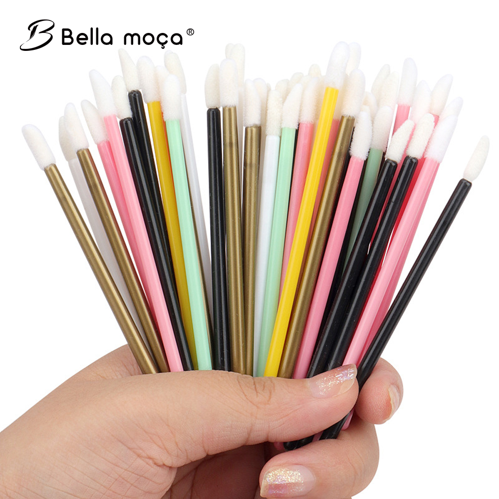 50 Pcs Lip Brush Hollow Dispos - đánh giá và giá Eyelash Extension Cleaning