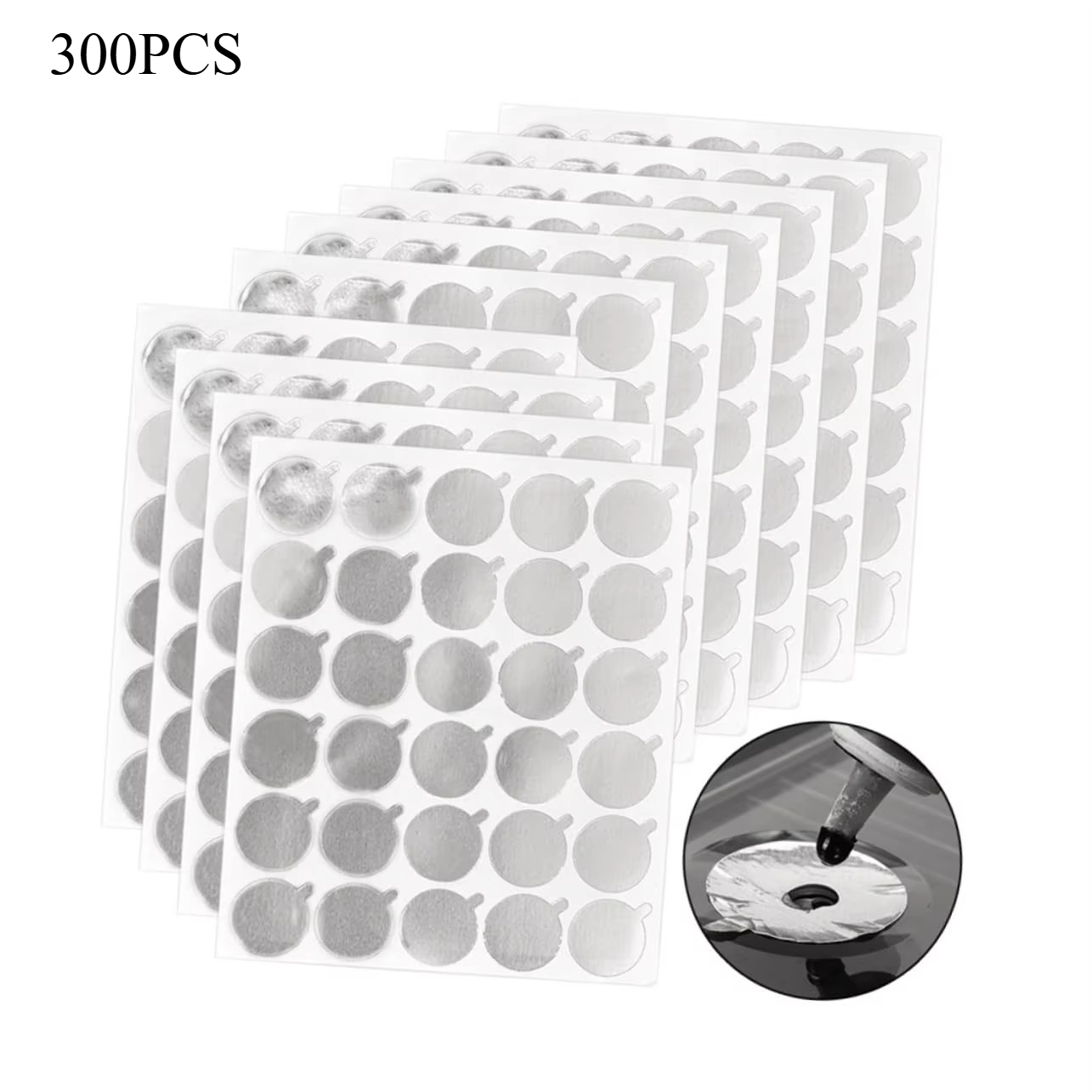 300pcs Foil Sticker Pads(10 Sh - đánh giá và giá Eyelash Extension With Glue