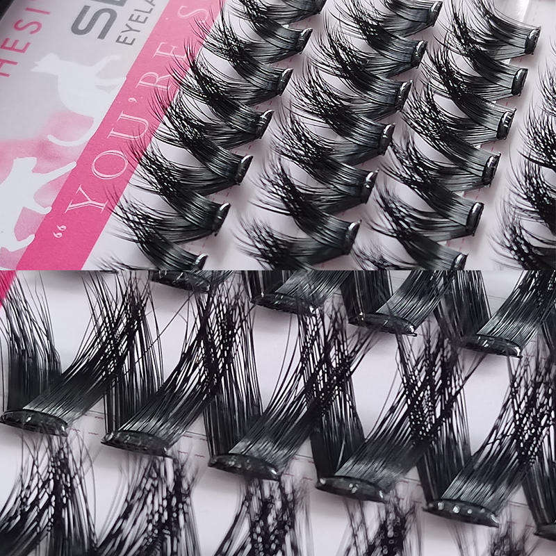 SEEDEW 3D V-shaped Thick False - đánh giá và giá Eyelash Extension With Glue
