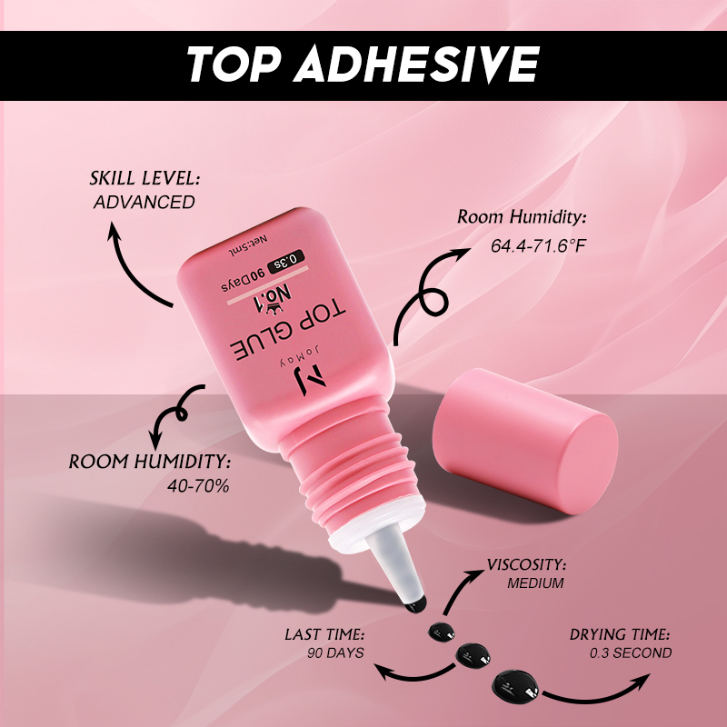 JOMAY Eyelash Glue 0.3S 0.5S 1 - đánh giá và giá Eyelash Extension Uv