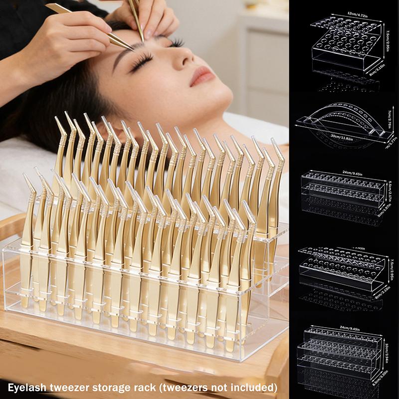 Tweezers Storage Box Multi-Hol - đánh giá và giá Eyelash Extension Salon