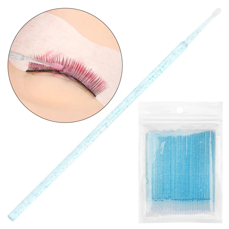 100PCS Extension Brushes Lash  - đánh giá và giá Eyelash Extension Cleaning
