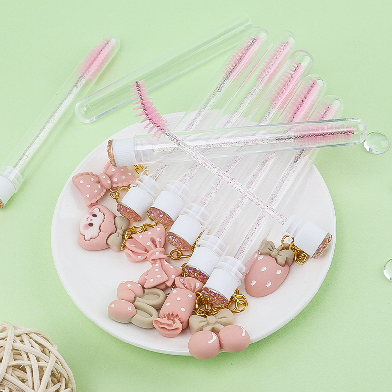 Pink Mascara Wands Cute Keycha - đánh giá và giá Eyelash Extension Cleaning