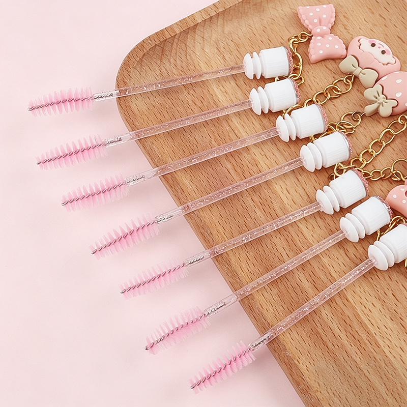 Pink Mascara Wands Cute Keycha - đánh giá và giá Eyelash Extension Cleaning