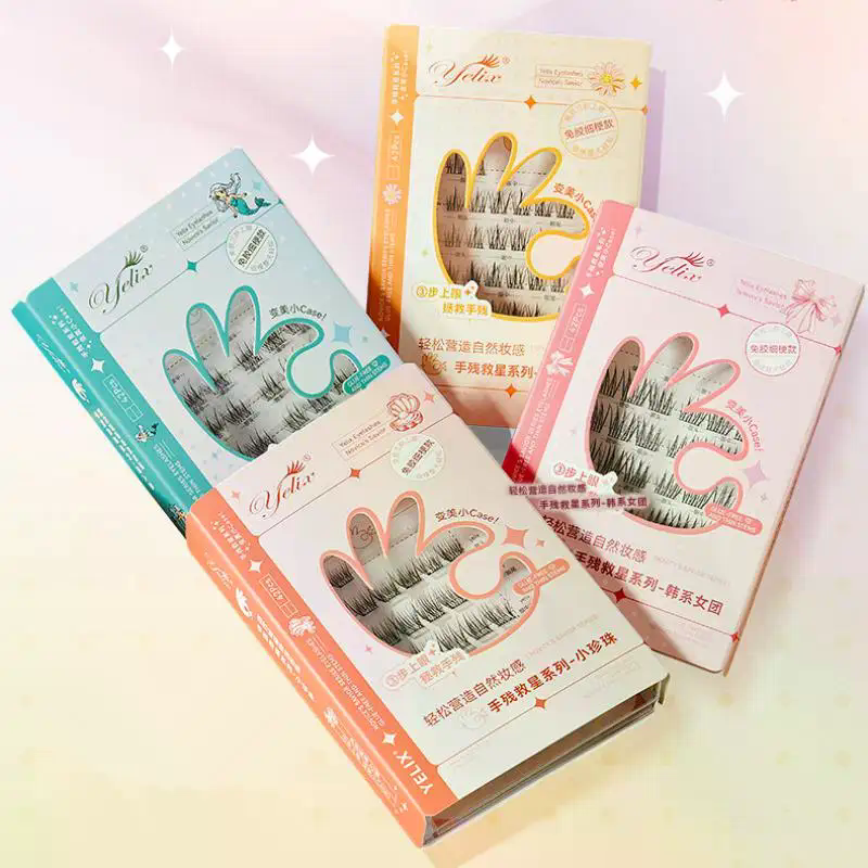 7 Rows Self-Adhesive Eyelashes - đánh giá và giá Eyelash Extension With Glue