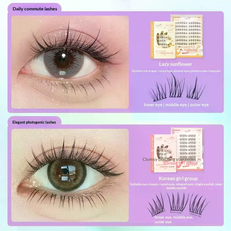 7 Rows Self-Adhesive Eyelashes - đánh giá và giá Eyelash Extension With Glue