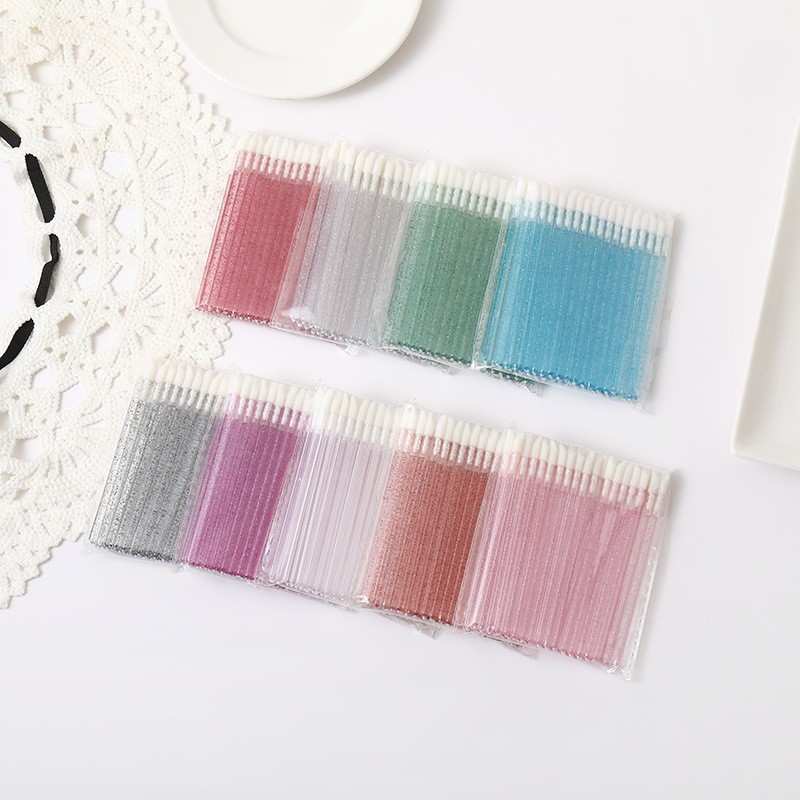 Disposable Glitter Lip Gloss B - đánh giá và giá Eyelash Extension Cleaning