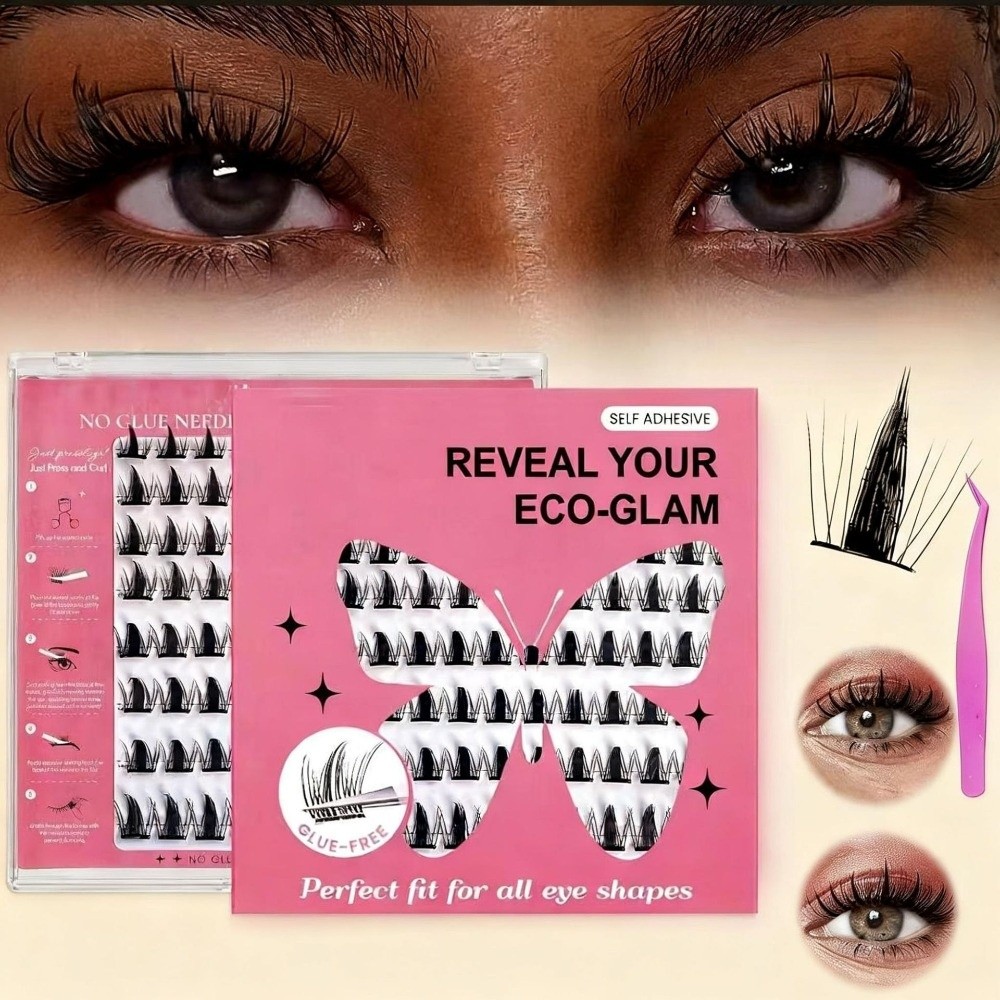 Natural Look DIY Lashes Extens - đánh giá và giá Eyelash Extension With Glue