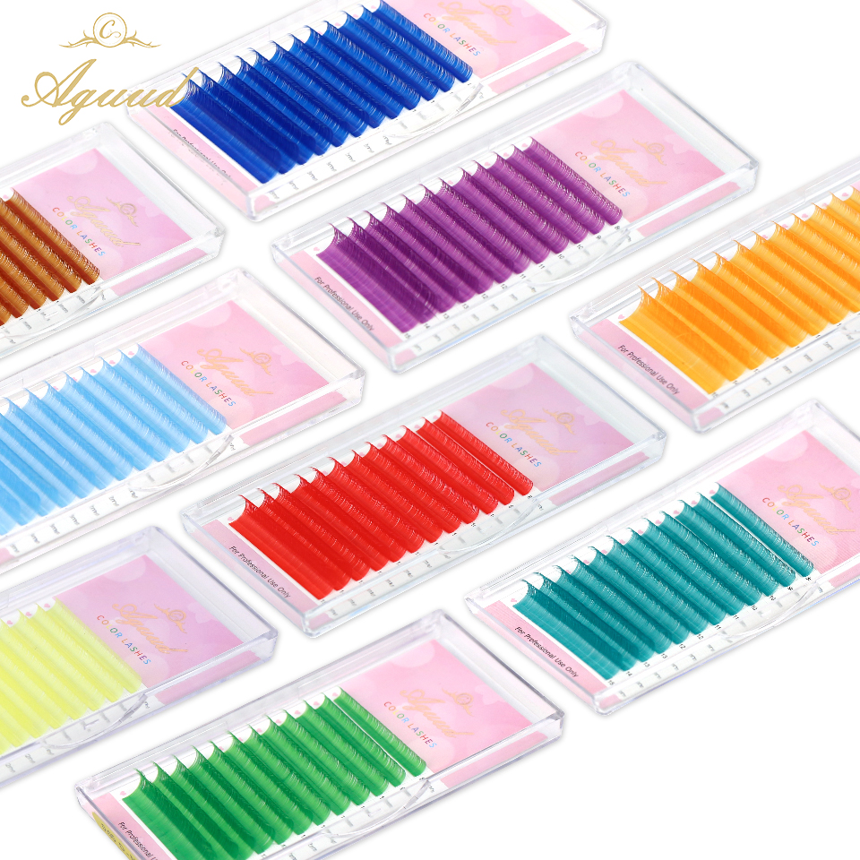 Color Lash Purple Blue Brown G - đánh giá và giá Eyelash Extension Uv