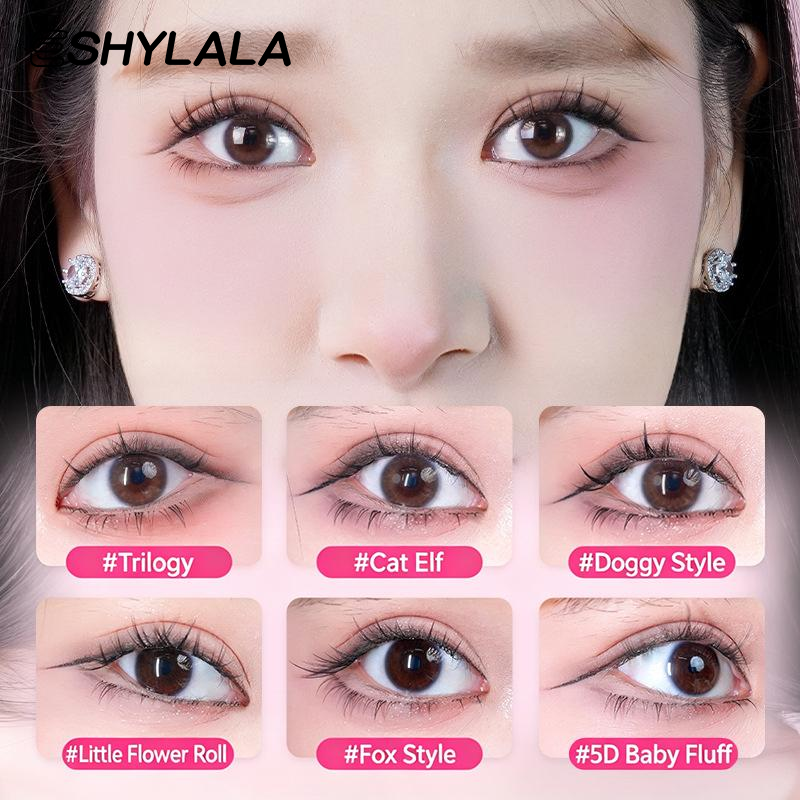 Dense False Eyelashes 6 Rows N - đánh giá và giá Eyelash Extension With Glue