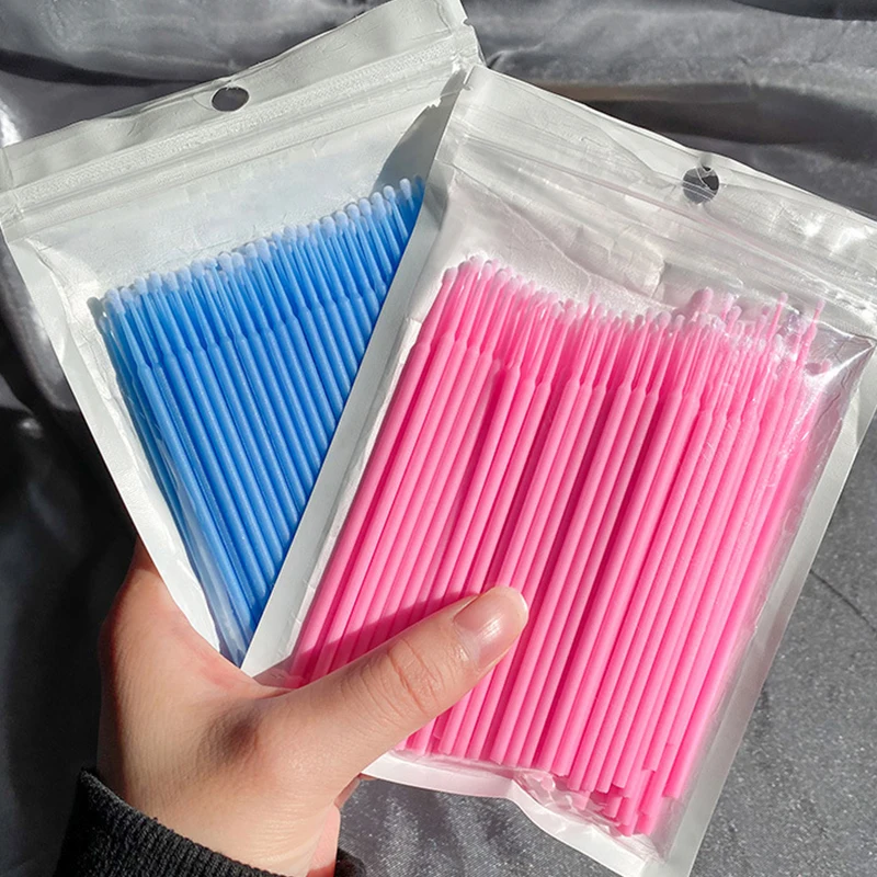 100Pcs Eyelash Cleaning Brush  - đánh giá và giá Eyelash Extension Cleaning