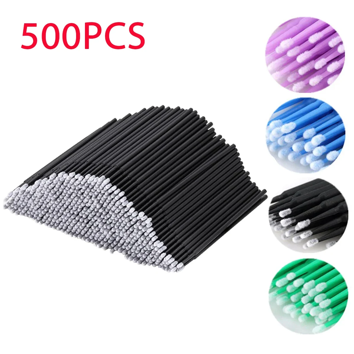 500/1000PCS Eyelashes Microbru - đánh giá và giá Eyelash Extension Cleaning
