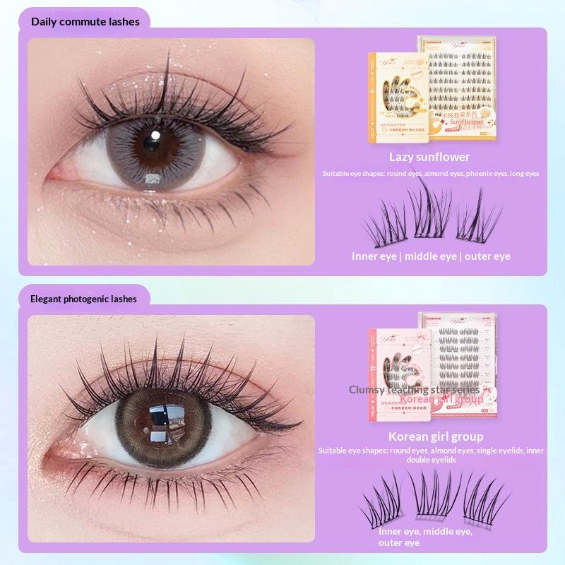 7 Rows Self-Adhesive Eyelashes - đánh giá và giá Eyelash Extension With Glue