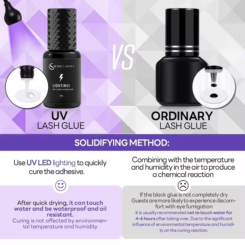 5ml UV Lash Glue for Eyelash E - đánh giá và giá Eyelash Extension Uv