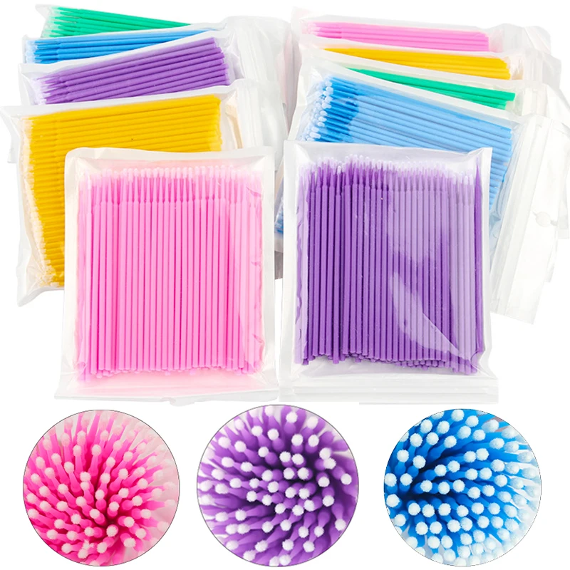 100Pcs Eyelash Cleaning Brush  - đánh giá và giá Eyelash Extension Cleaning