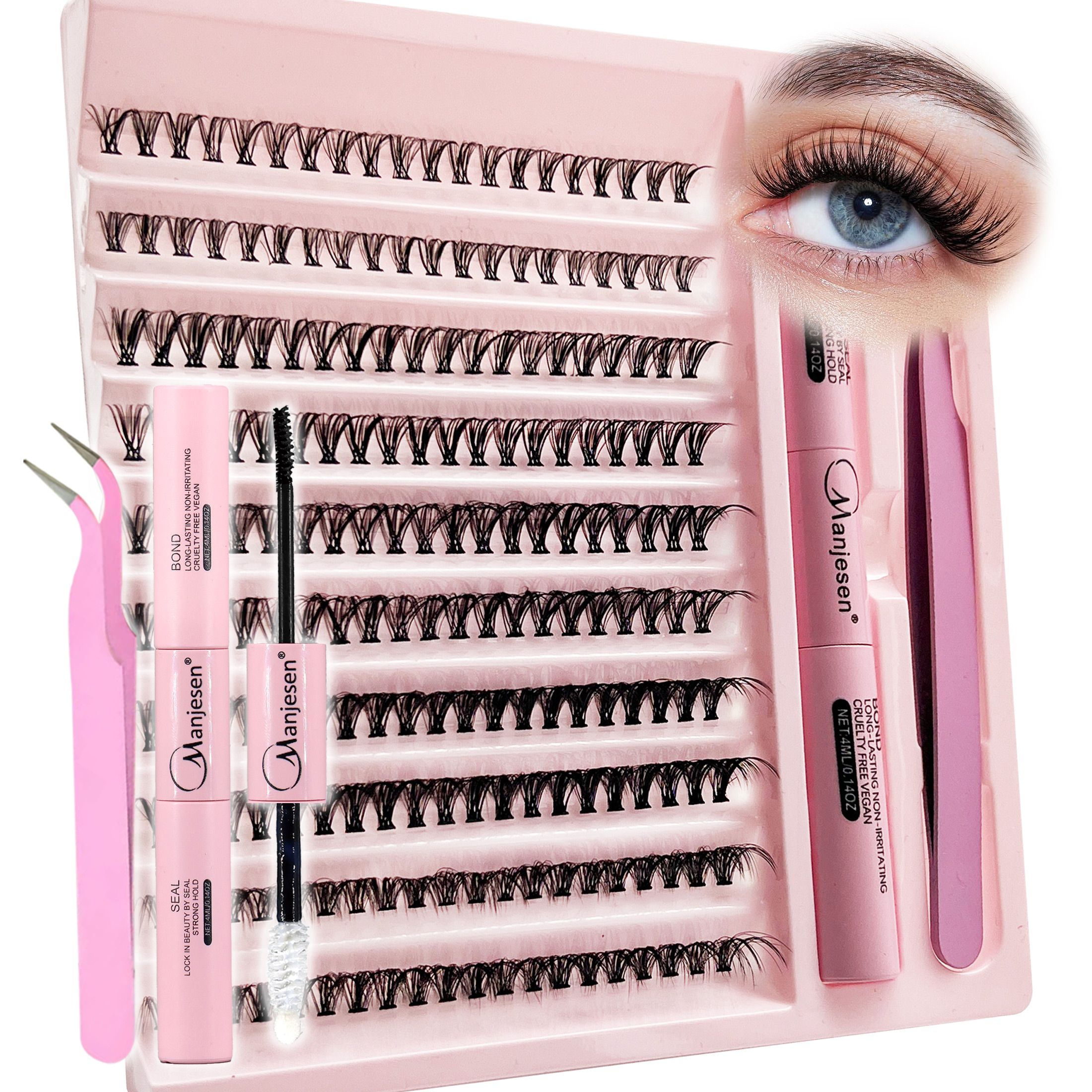 DIY Lashes Extension Kit Eyela - đánh giá và giá Eyelash Extension London