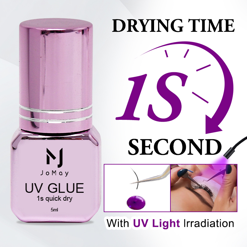 JOMAY 3 bottles Fast Drying UV - đánh giá và giá Eyelash Extension Uv