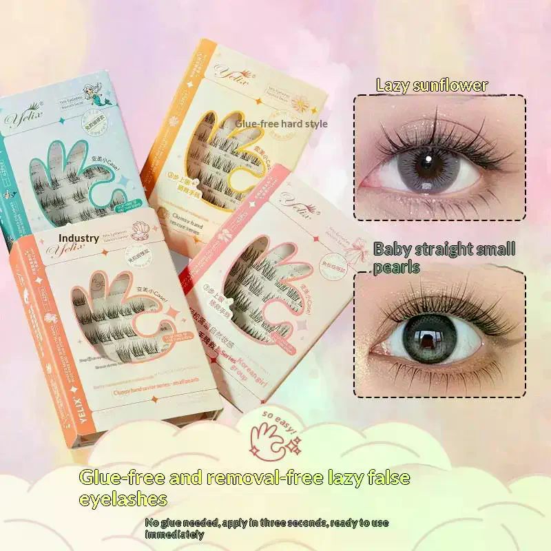7 Rows Self-Adhesive Eyelashes - đánh giá và giá Eyelash Extension With Glue