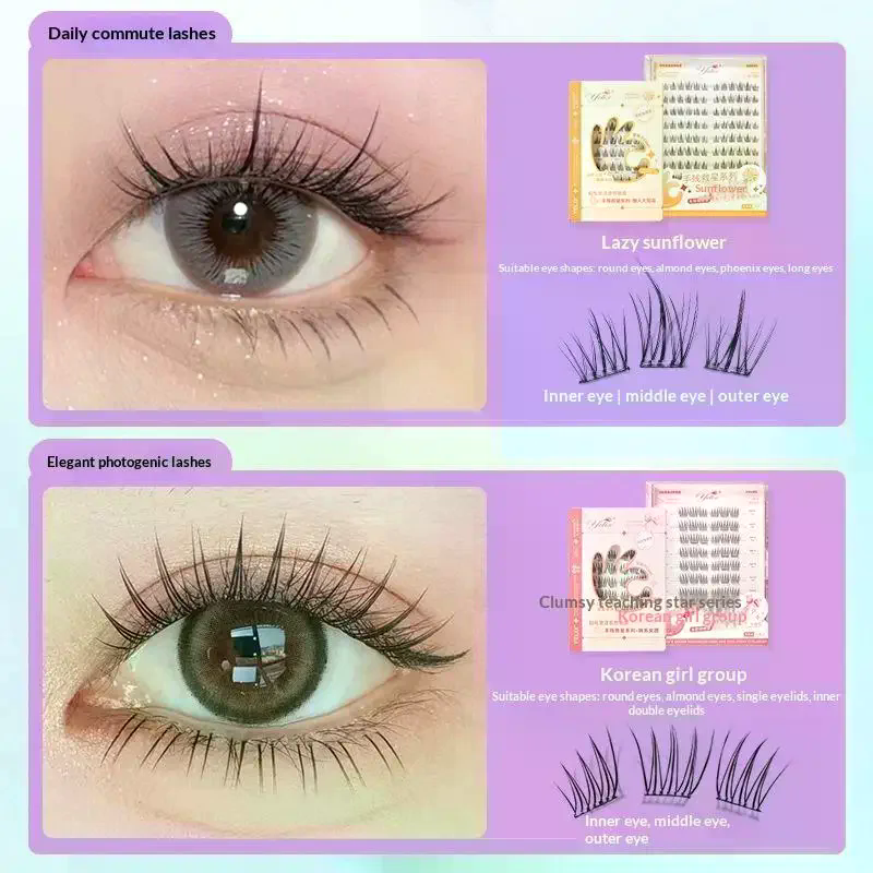 7 Rows Self-Adhesive Eyelashes - đánh giá và giá Eyelash Extension With Glue