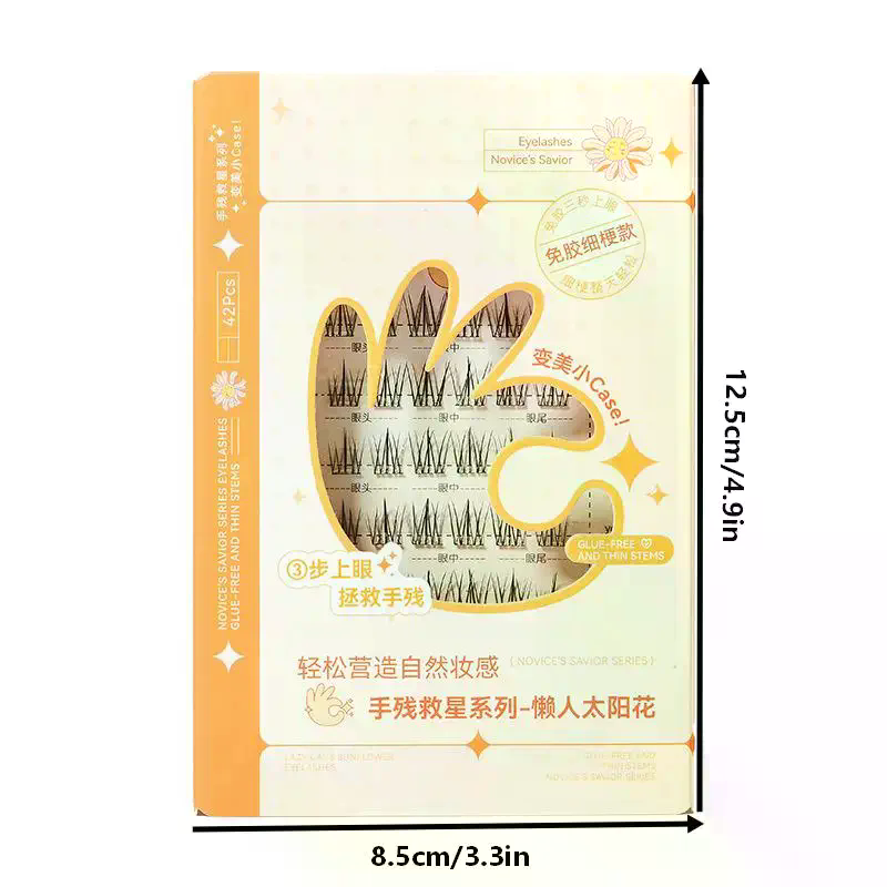7 Rows Self-Adhesive Eyelashes - đánh giá và giá Eyelash Extension With Glue