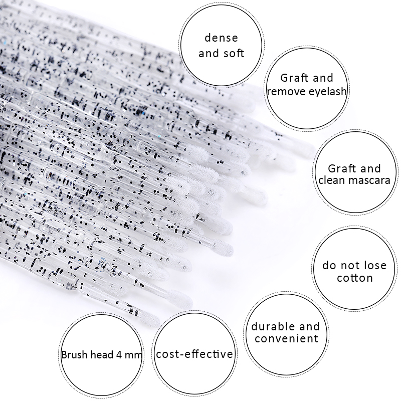 Free shipping Microbrush for e - đánh giá và giá Eyelash Extension With Glue